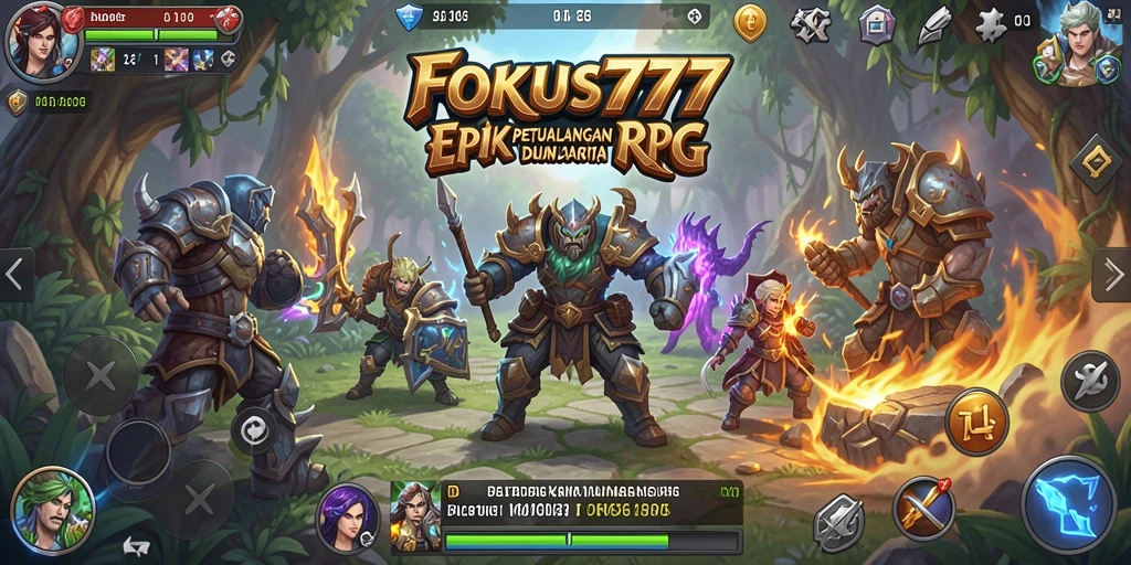 Tampilan antarmuka FOKUS777 yang memikat dan fungsional untuk RPG.
